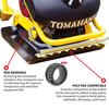 Tomahawk Power 5.5 HP Honda Plate Compactor Tamper and Water Tank for Soil Asphalt TPC90H